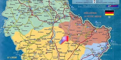 Χάρτης του Λουξεμβούργου τουριστικά αξιοθέατα χάρτης